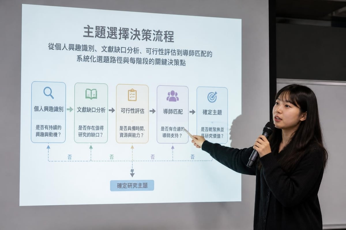 畢業專題選題決策樹