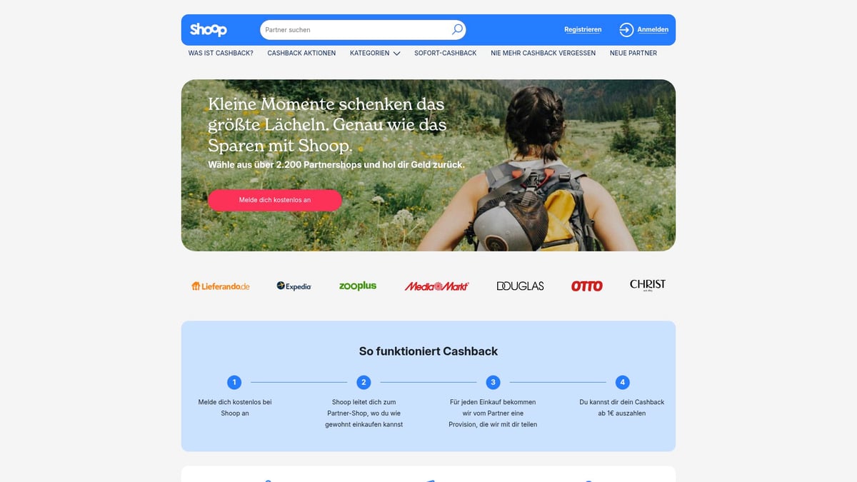 Top 9 Unverzichtbare Schnäppchen Seiten Für Sparfüchse 2026 - Shoop – Cashback für jeden Einkauf