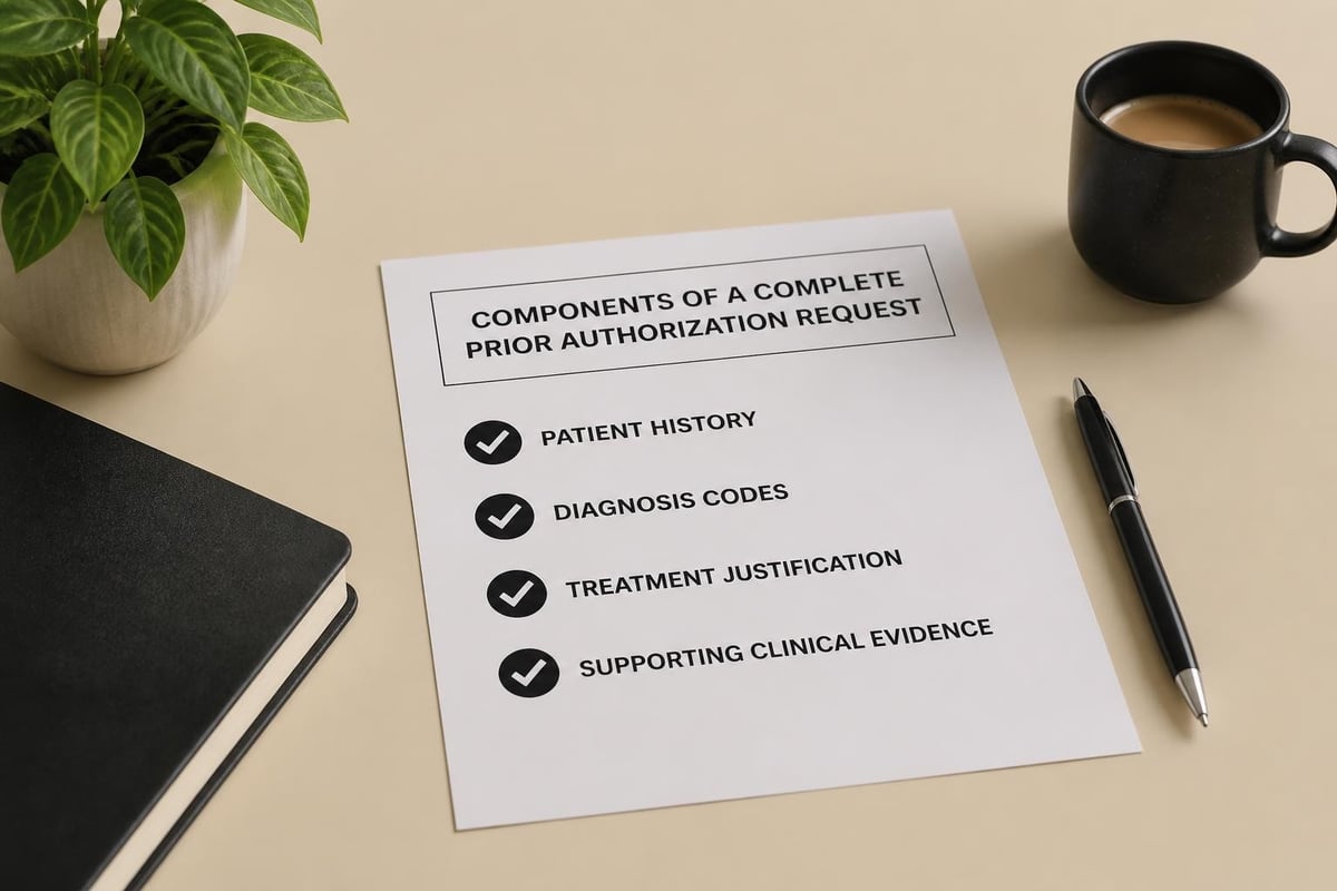 Prior authorization documentation requirements