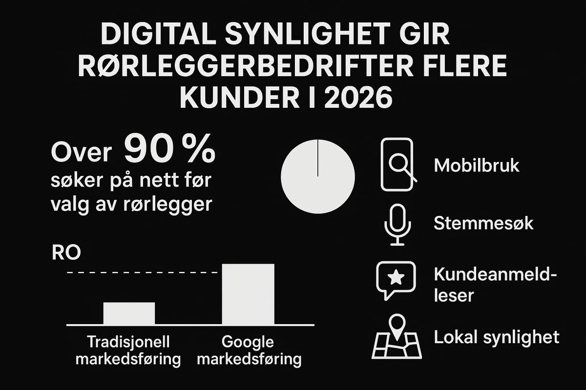 Hvorfor Google Markedsføring er Kritisk for Rørleggere i 2026