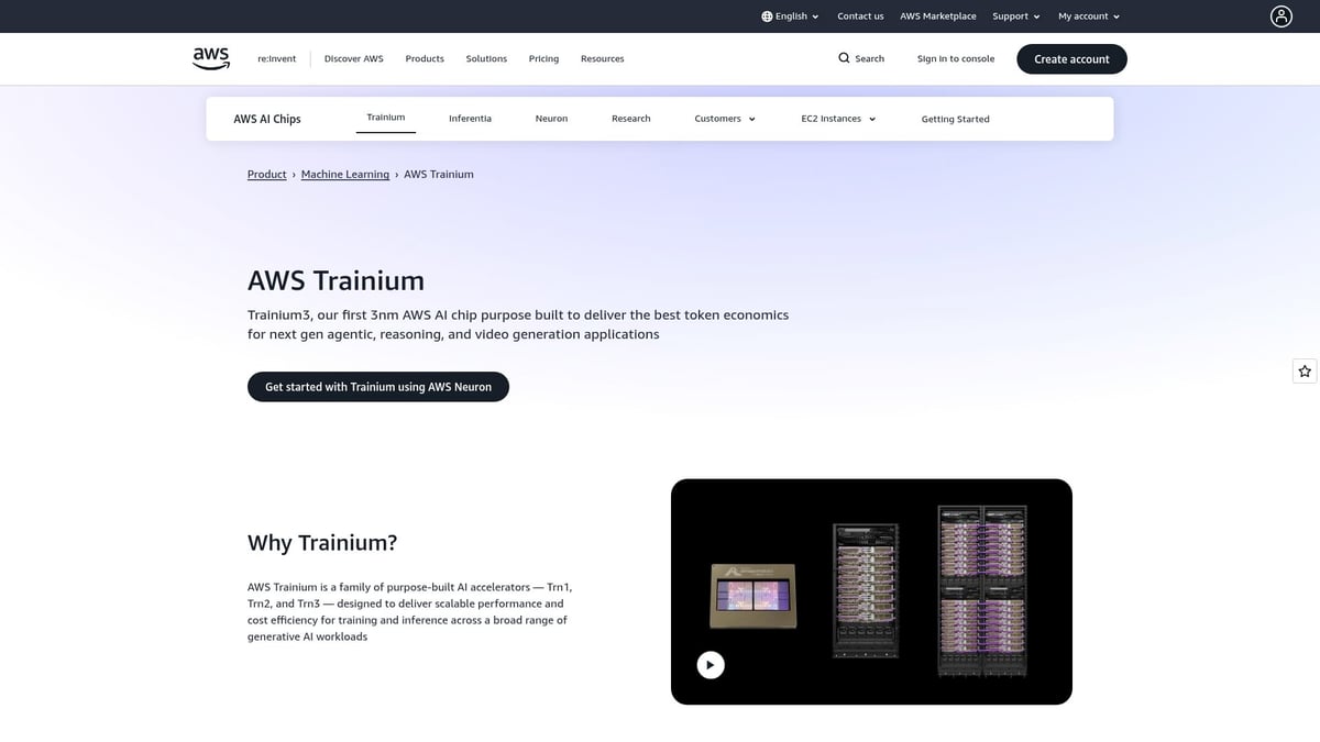 7 Essential GPU for AI Training Options in 2026 - AWS Trainium2 Accelerator