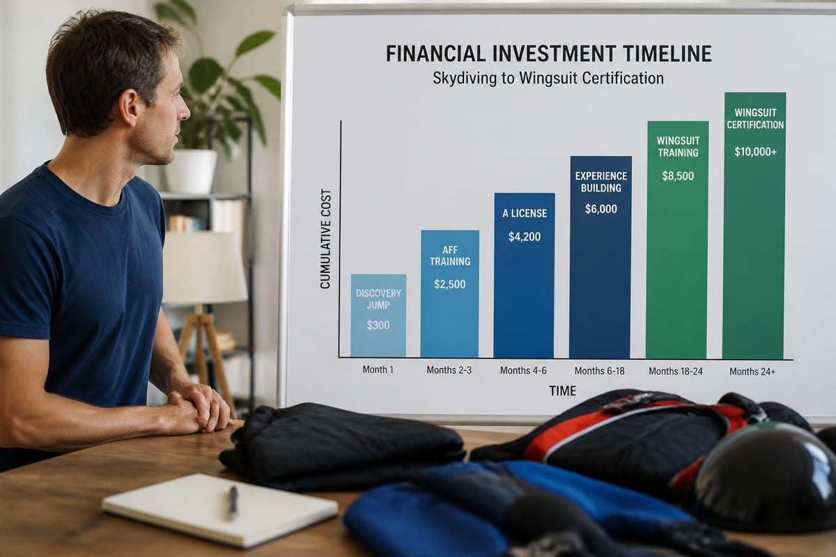 Wingsuit cost progression