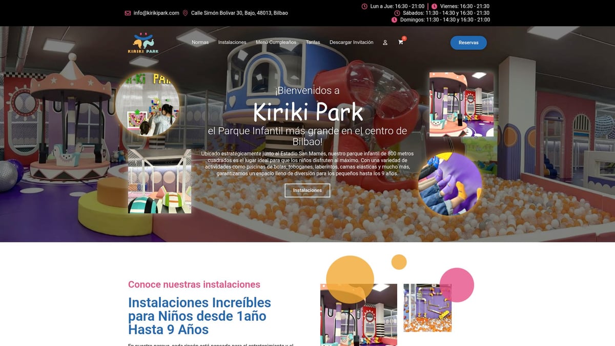 Los 7 Mejores Parques Infantiles en Bilbao para Visitar en 2026 - 3. Parque Infantil Kiriki Park