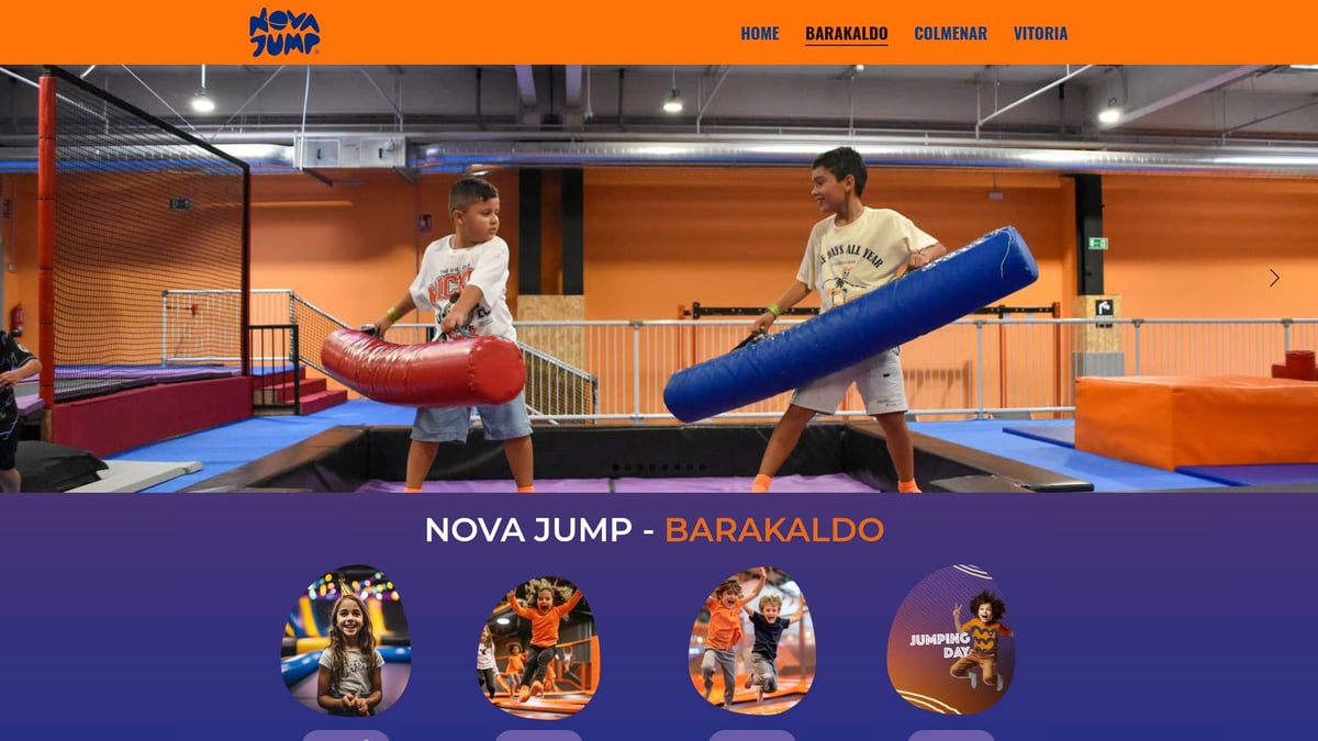 Los 7 Mejores Parques Infantiles en Bilbao para Visitar en 2026 - 6. Nova Jump Barakaldo