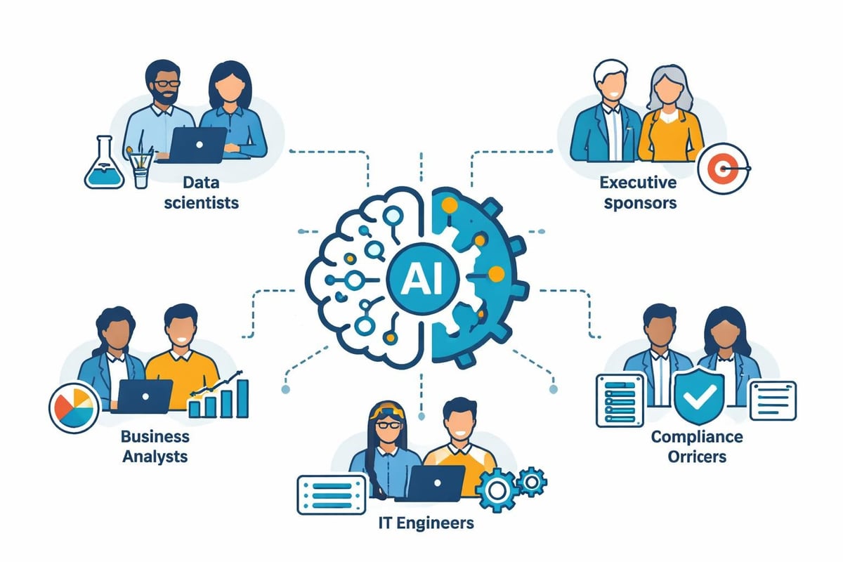 Cross-functional AI team structure