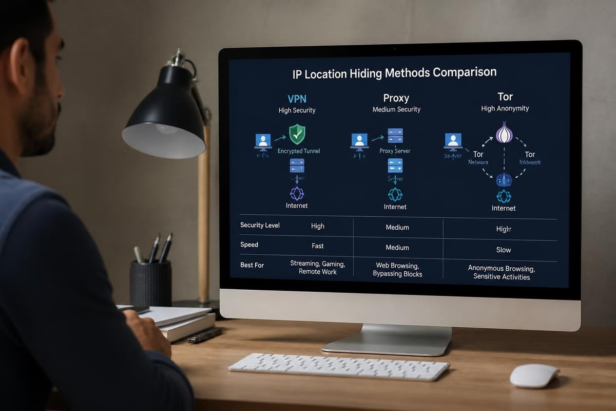 Comparison of privacy methods