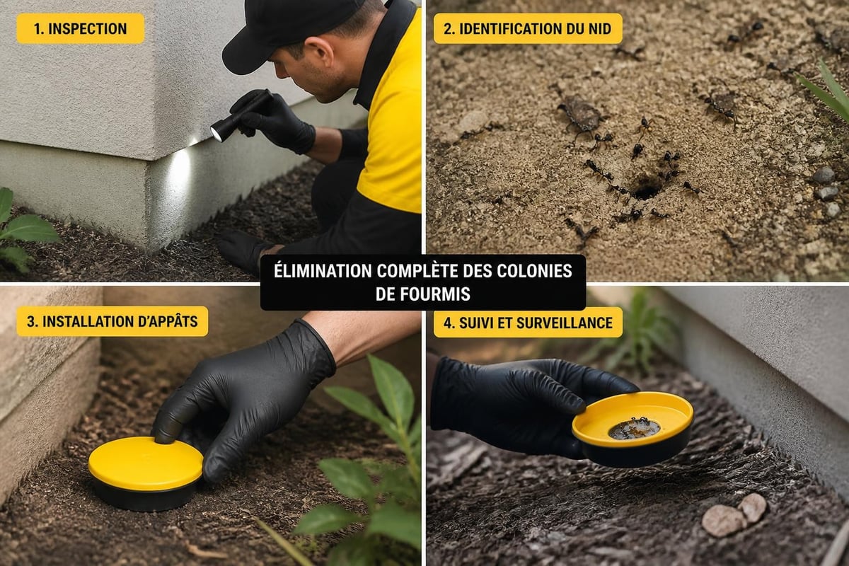 Protocole traitement fourmis ailées
