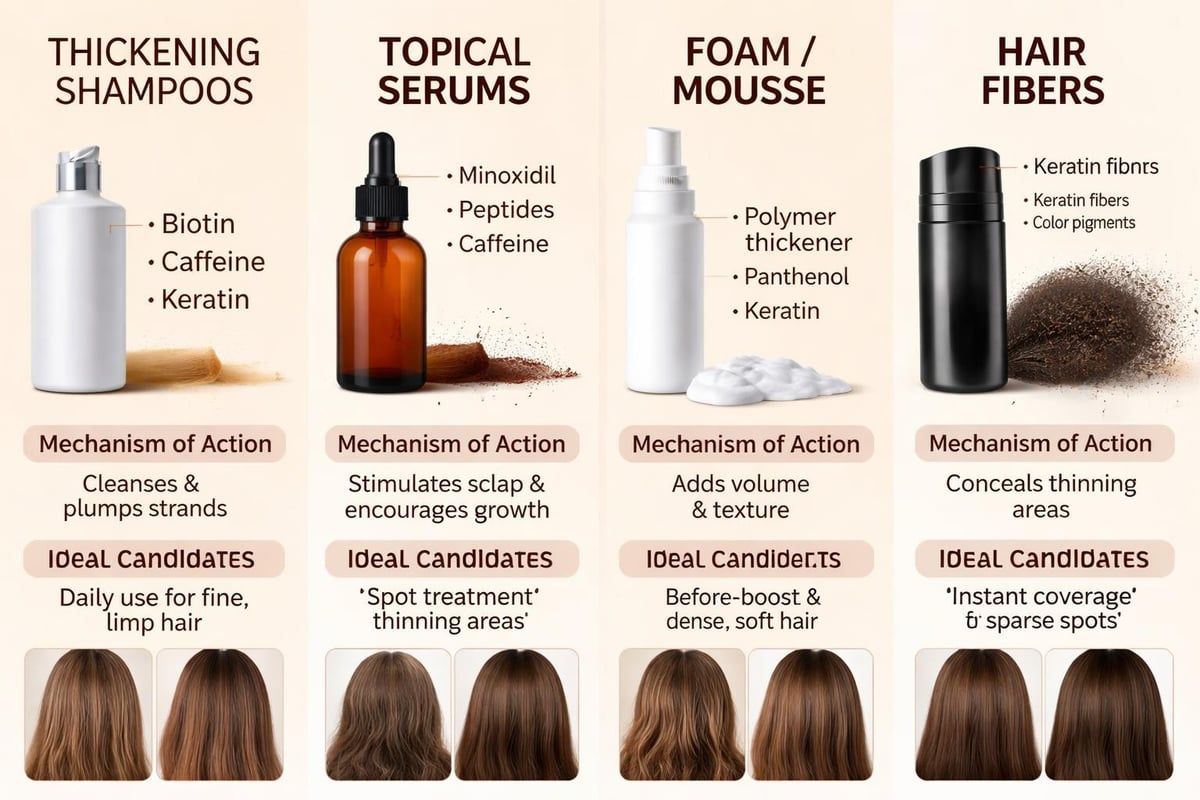 Product comparison chart