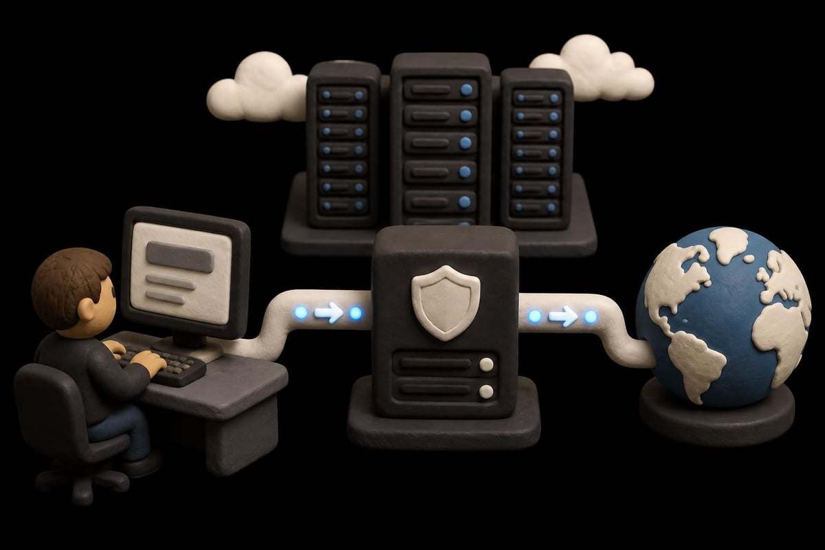 Datacenter proxy network architecture
