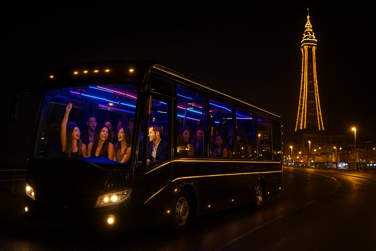 Why Hire a Party Bus in Blackpool?