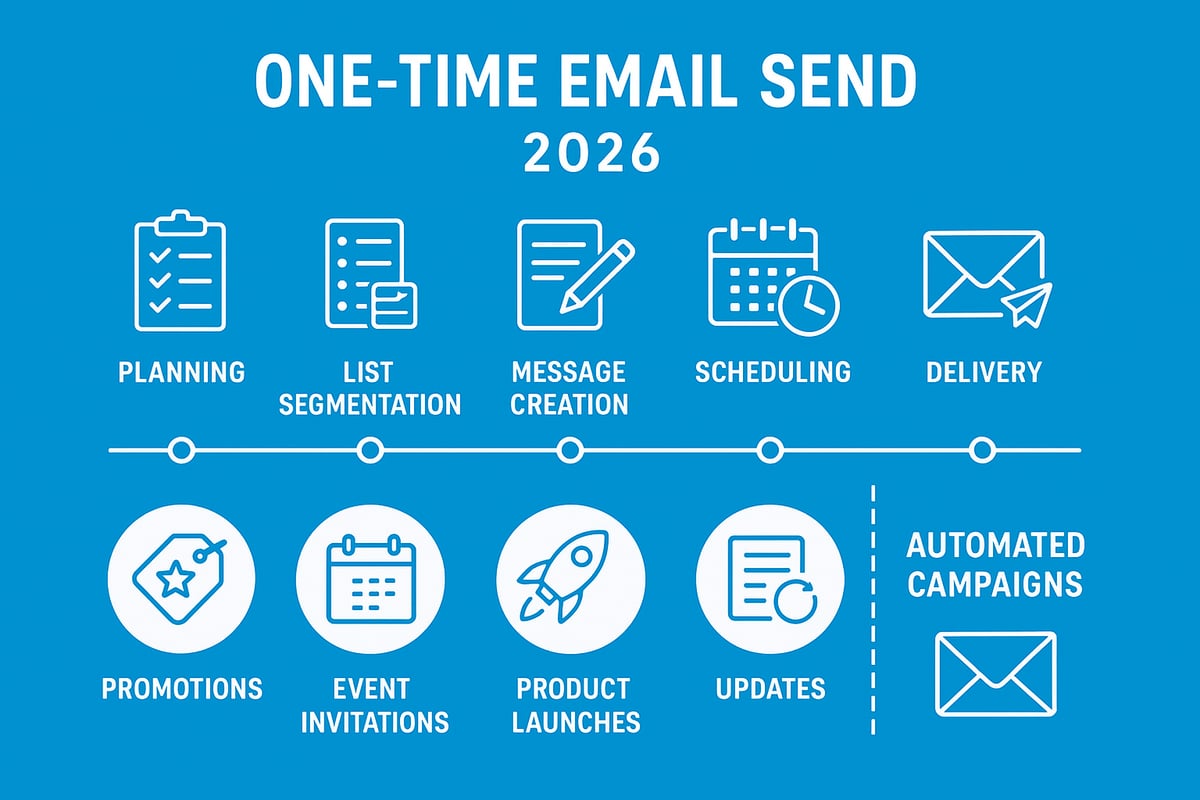 Understanding One Time Email Sends in 2026