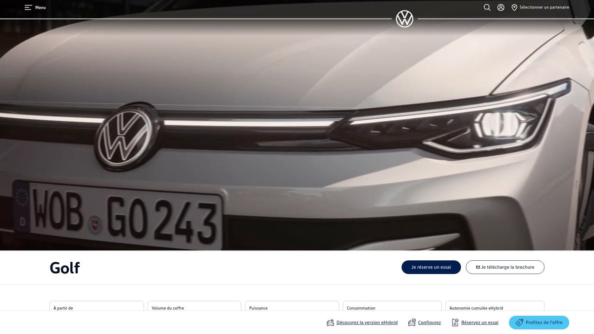8 Meilleures Voitures Occasion Prix à Saisir en 2026 - 4. Volkswagen Golf 8 TDI 2021