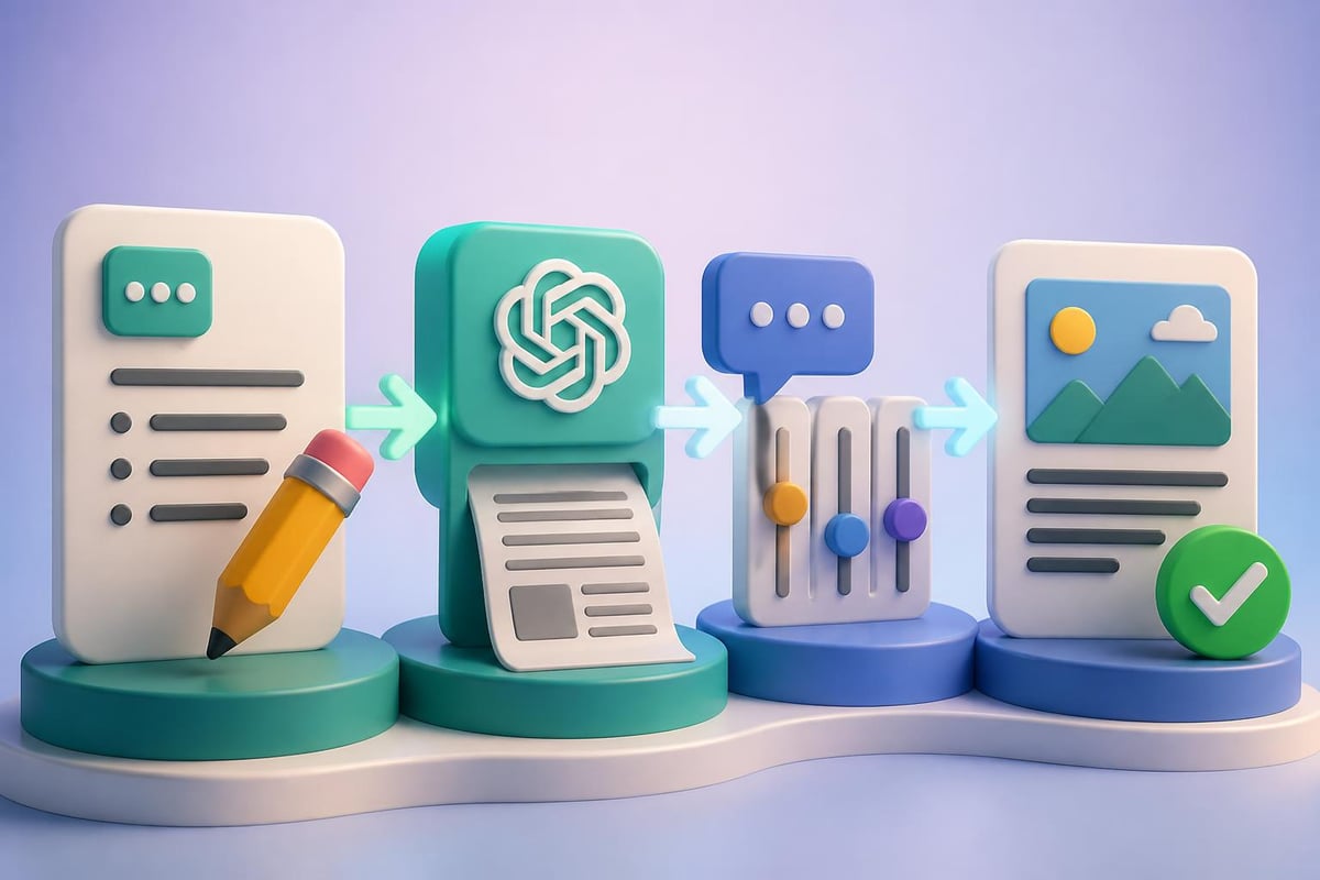 Content creation workflow
