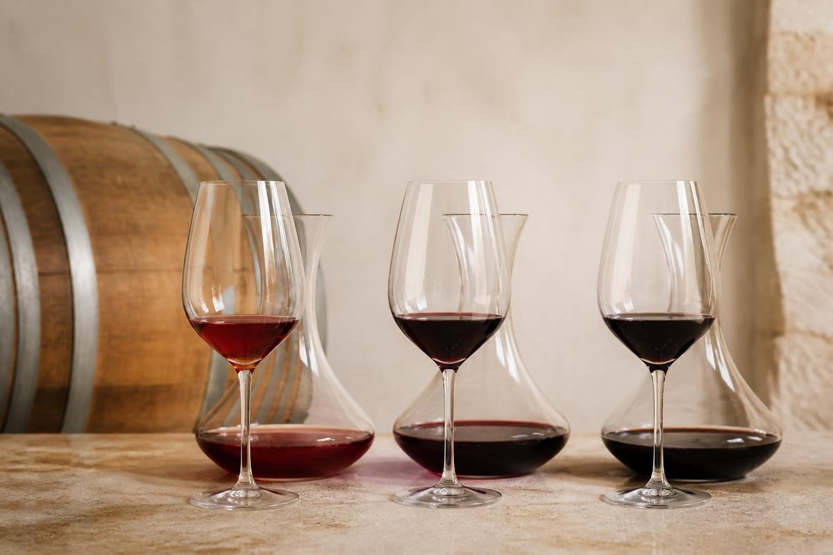 Wine aging process