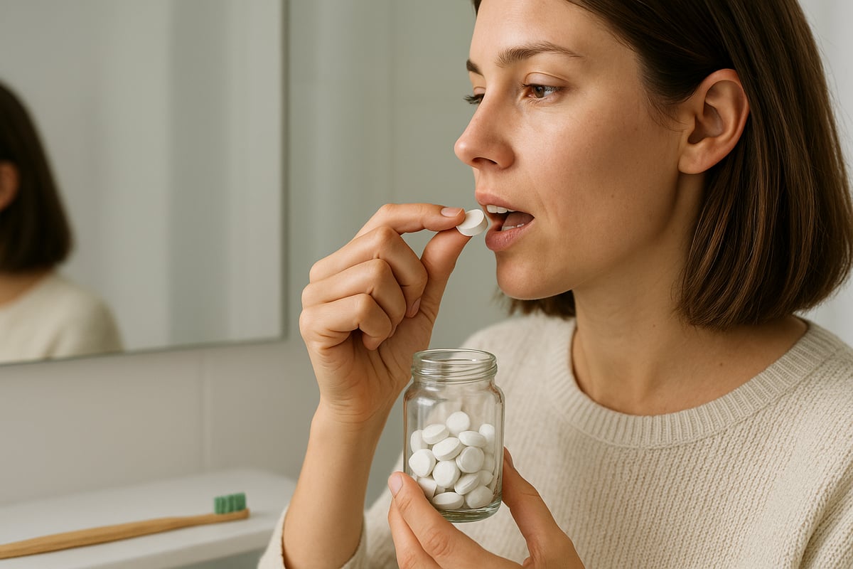 S&aring;dan Bruger Du Tandpasta Tabletter Korrekt