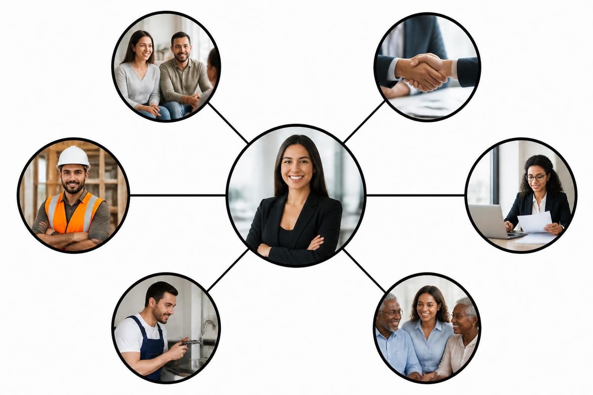 Real estate relationship network