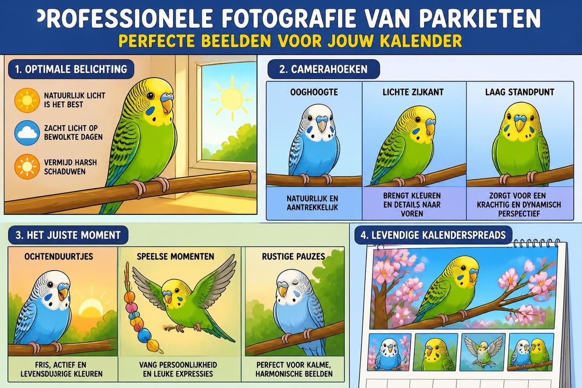 Parkiet fotografie technieken