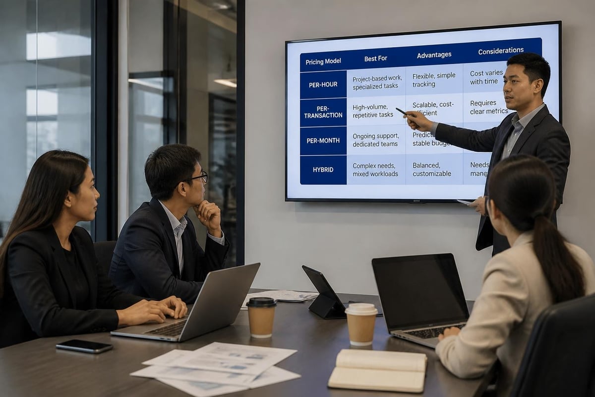 BPO pricing model comparison