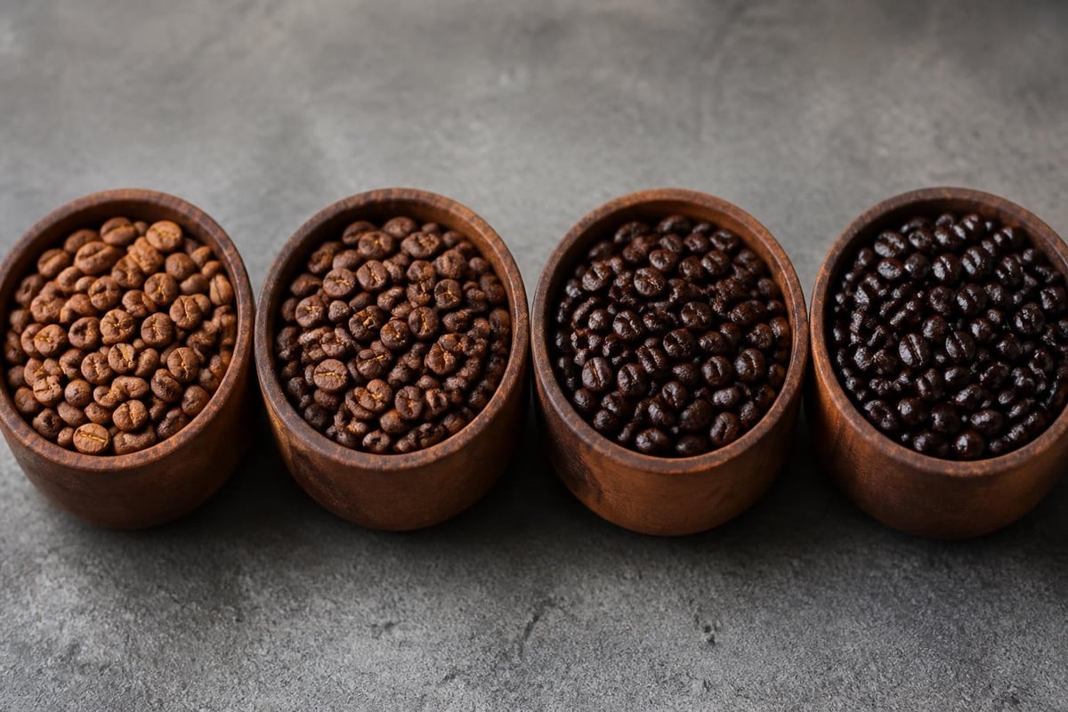 Coffee roasting progression