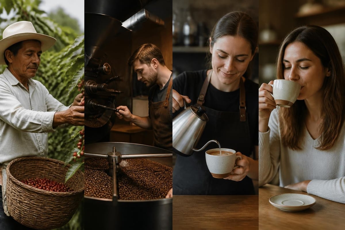 Specialty coffee supply chain