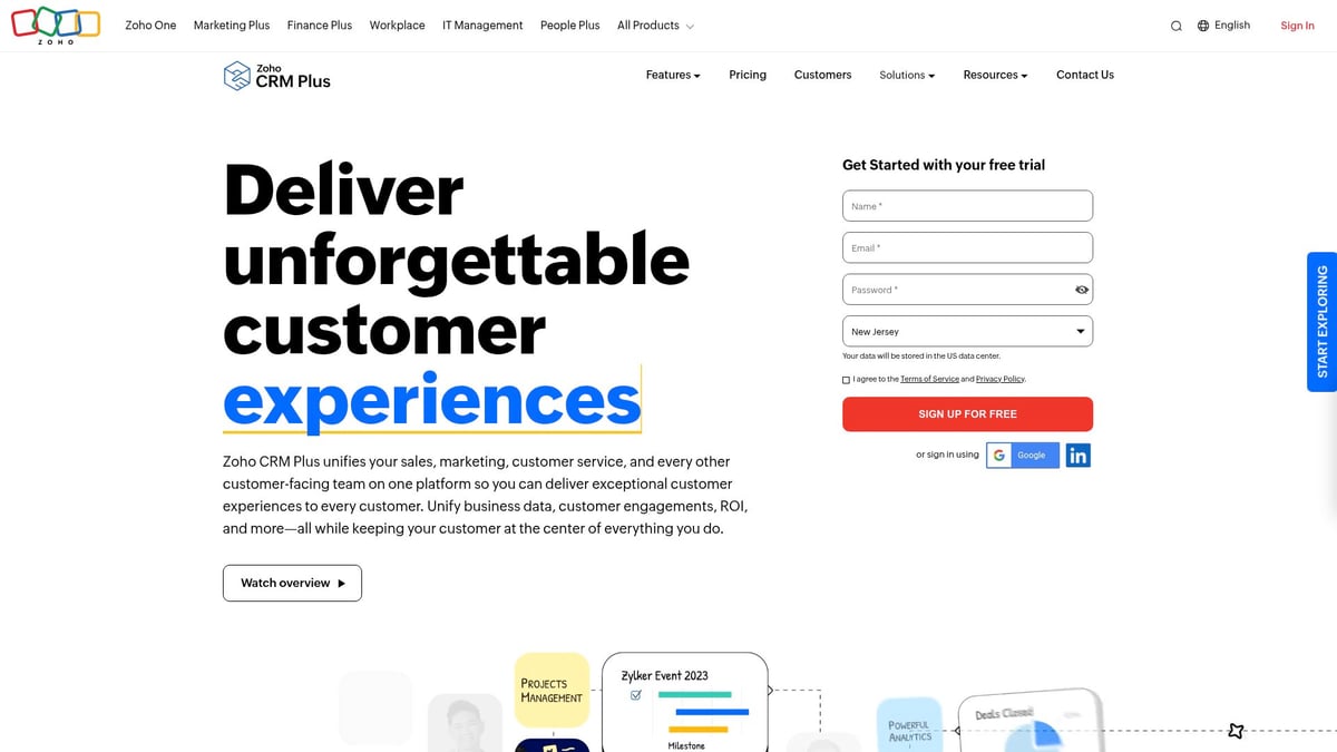 7 Soluzioni Innovative Piattaforma All In One CRM E Lead Generation 2025 6 7 Soluzioni Innovative Piattaforma All In One CRM E Lead Generation 2025 - Zoho CRM Plus