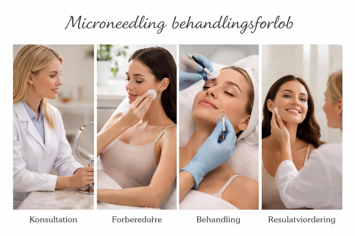 Microneedling behandlingsforløb