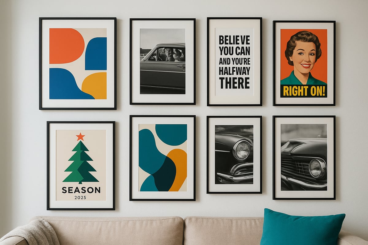 Poster Styles and Themes Shaping 2025 Interiors