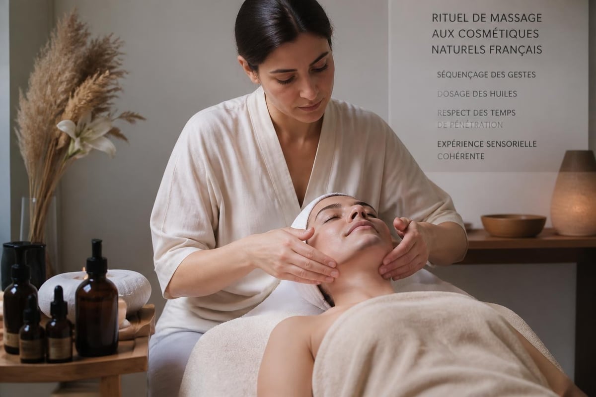 Protocole spa avec cosmétiques naturels