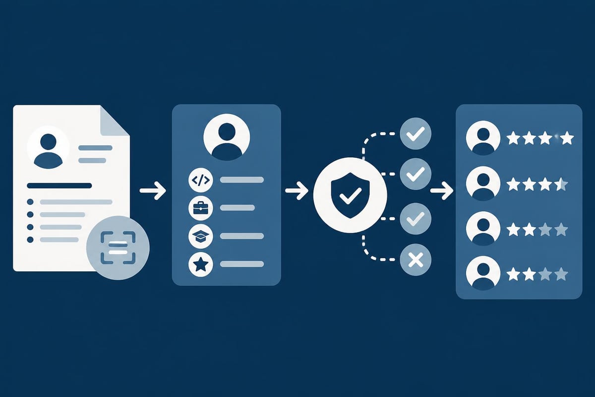 AI screening workflow