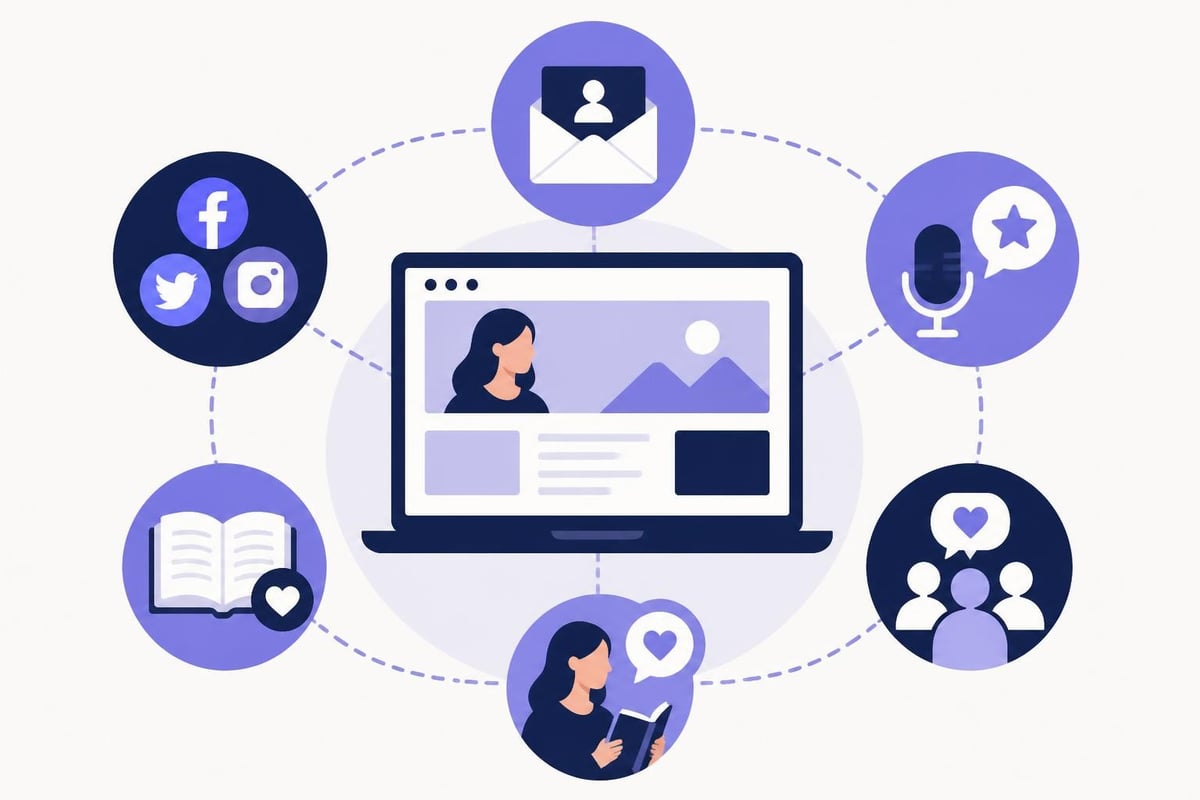 Components of an author platform
