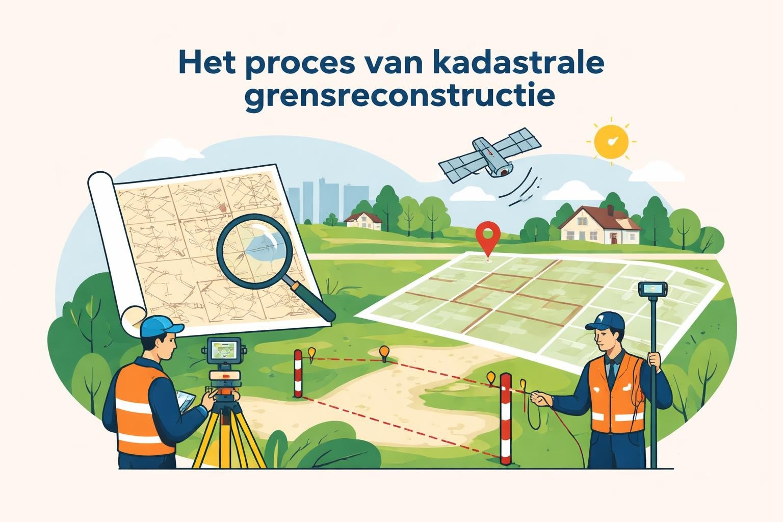 Kadastrale Grensreconstructie: Complete Gids 2026