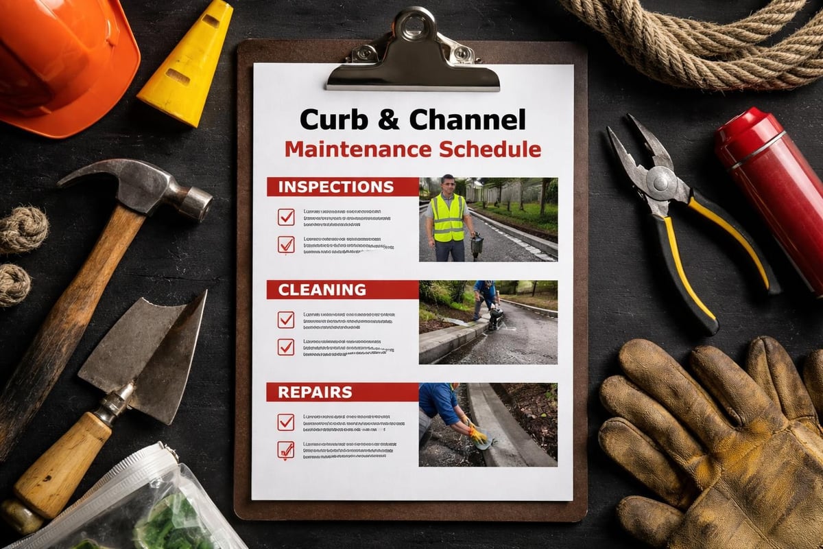 Curb and channel maintenance requirements