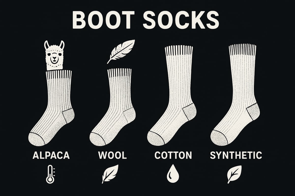 Alpaca Boot Socks vs. Other Materials: A 2025 Comparison