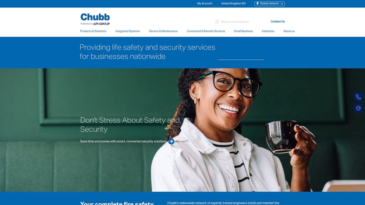 9 Essential Commercial Security Alarm Companies for 2026 - Chubb Fire & Security