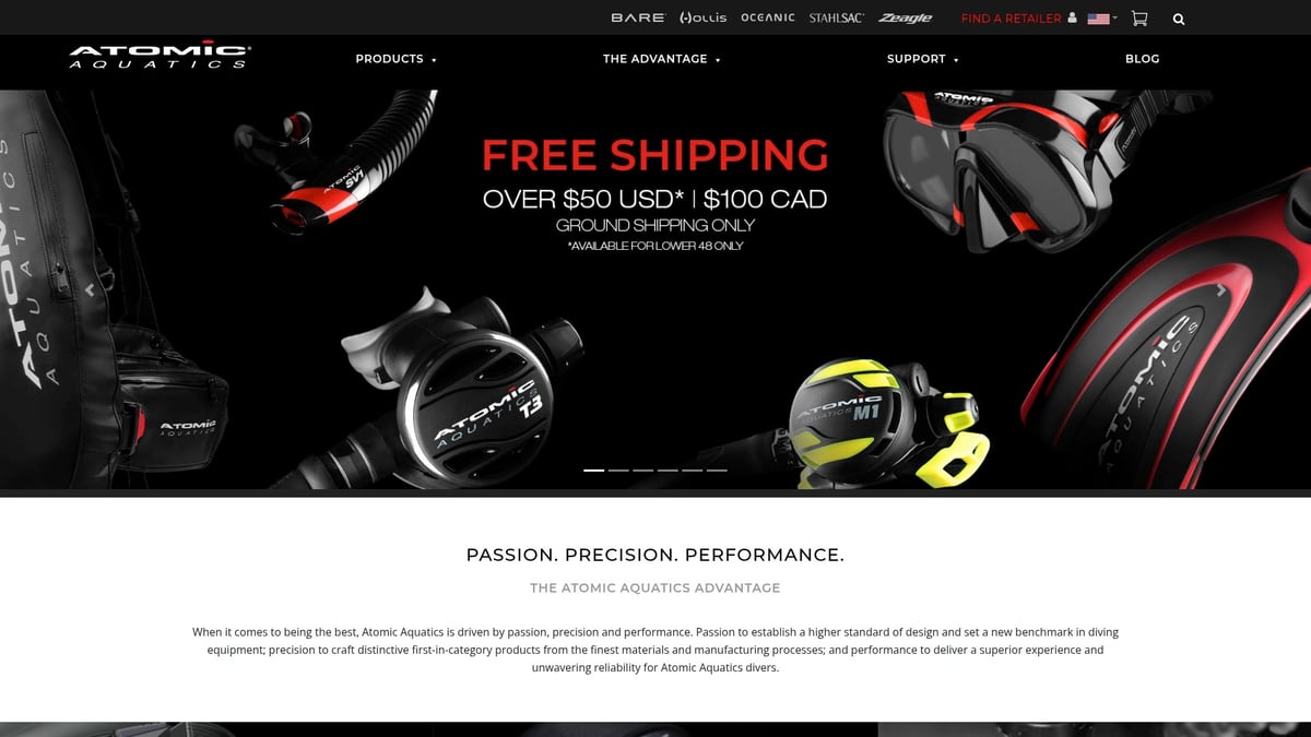 7 Best Dive Mask and Snorkel Set Picks for 2026 Adventures - Atomic Aquatics Subframe Mask & SV2 Snorkel Set