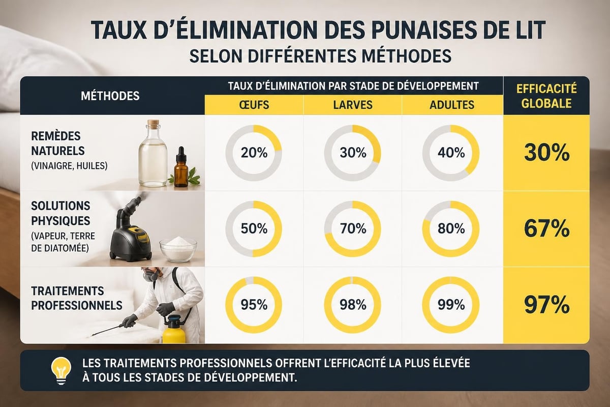 Efficacité remèdes punaises