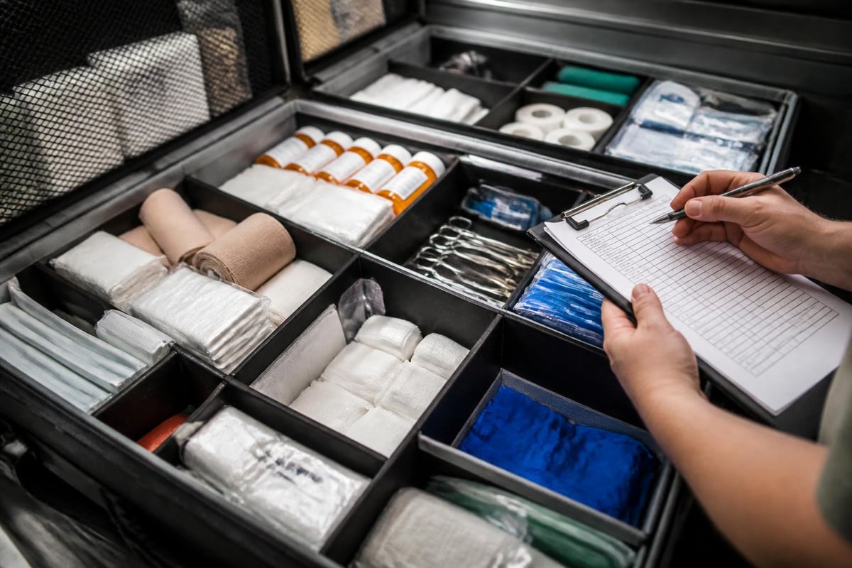First aid supply organization