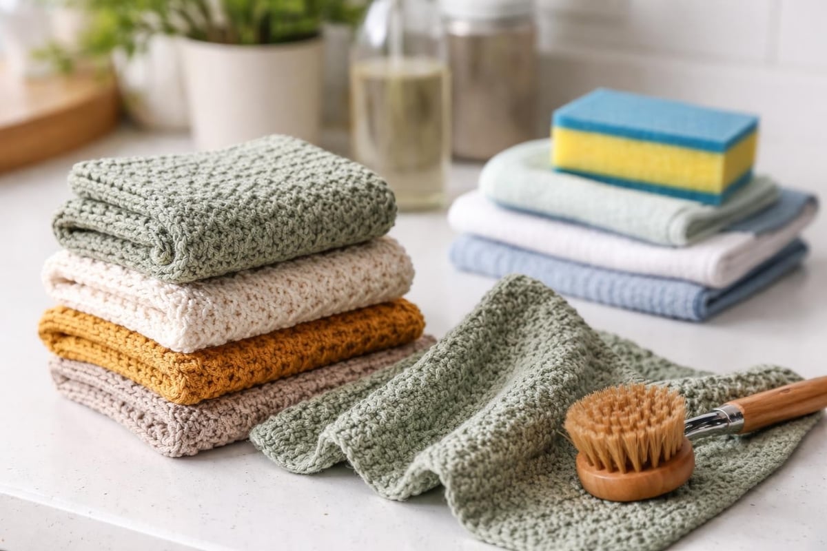 Benefits of handmade dishcloths
