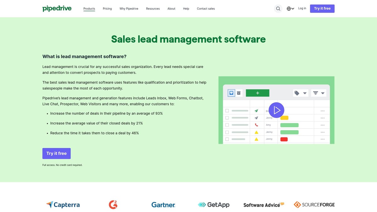 7 Must-Try Tools Lead Generation Solutions for 2025 - Pipedrive