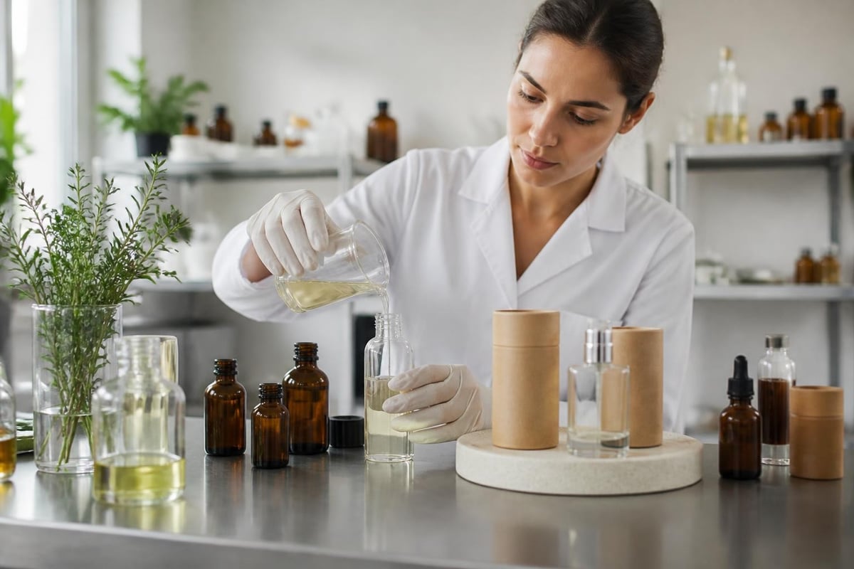 Vegane Parfum-Produktion