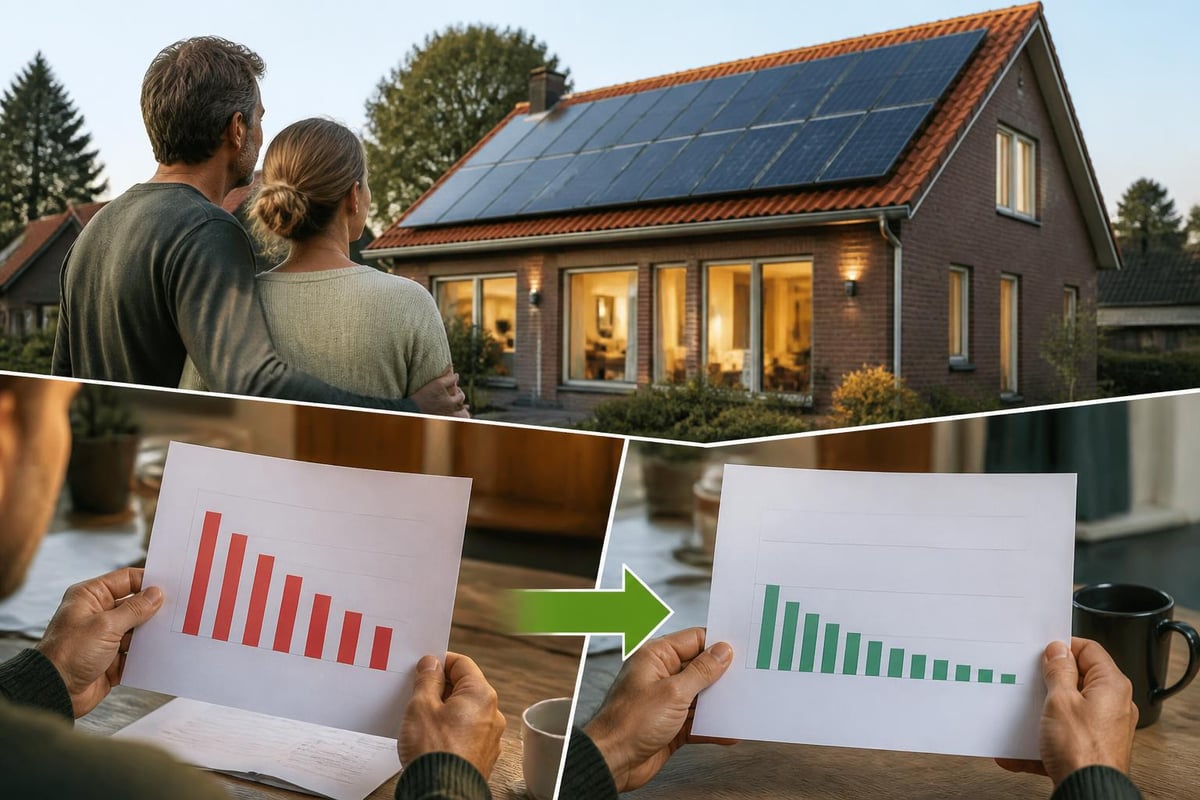Financiële besparingen zonne-energie