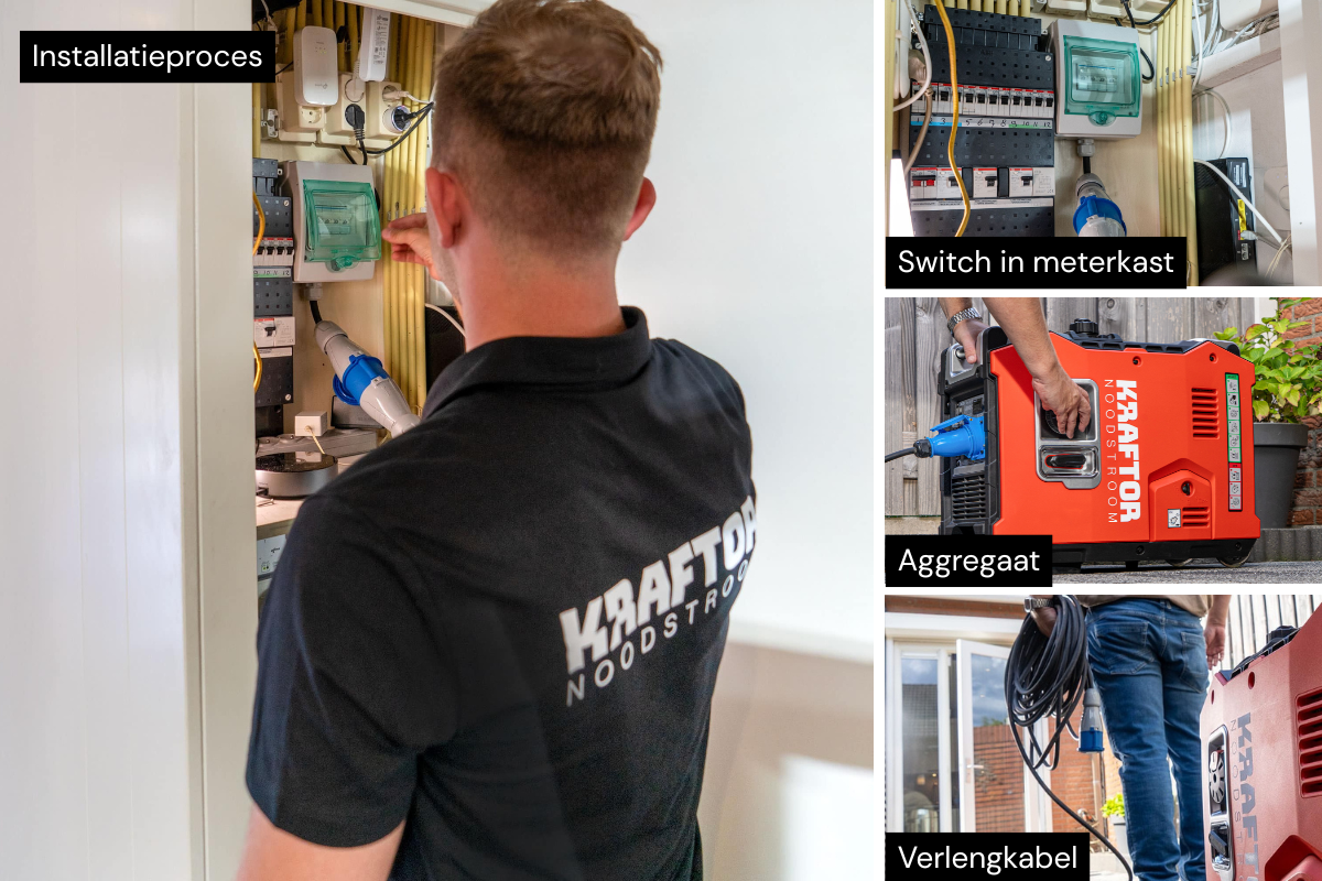 componenten noodstroomoplossing