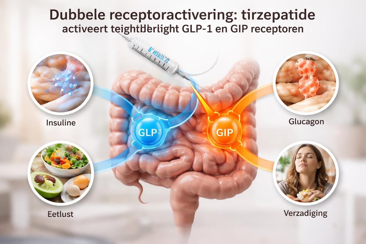 Tirzepatide werking receptoren