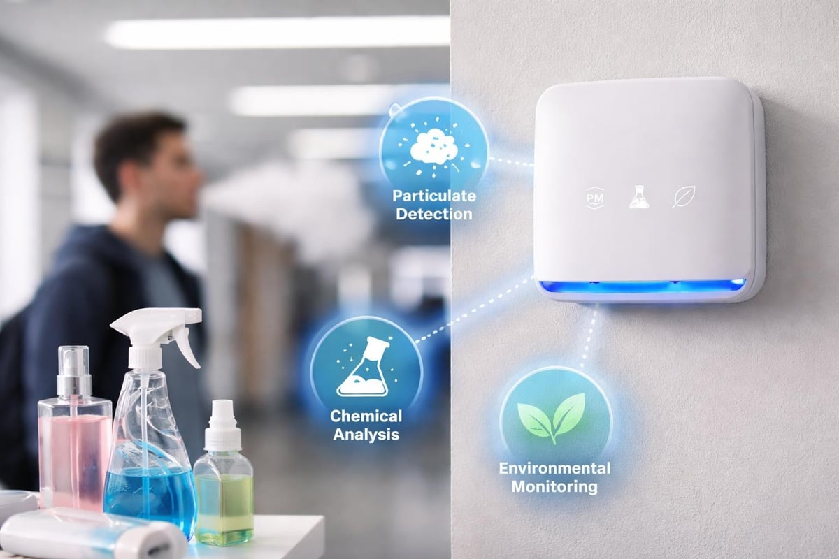 Vape sensor detection layers