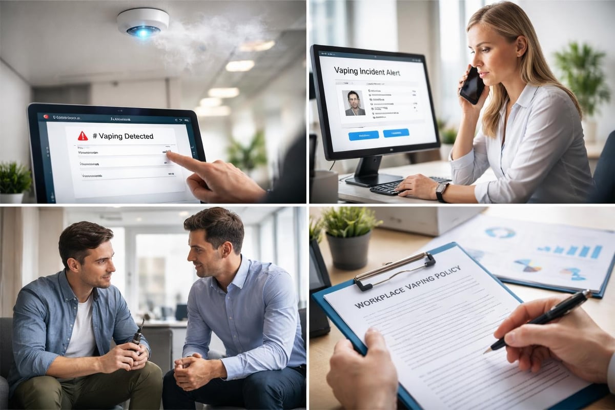 Workplace vape detection workflow