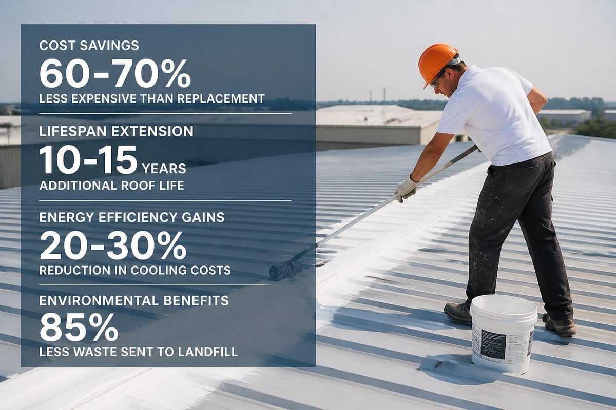 Metal roof restoration benefits comparison