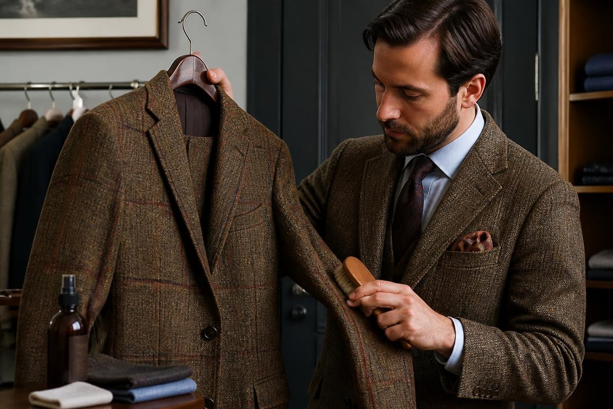 Tweed suit maintenance guide