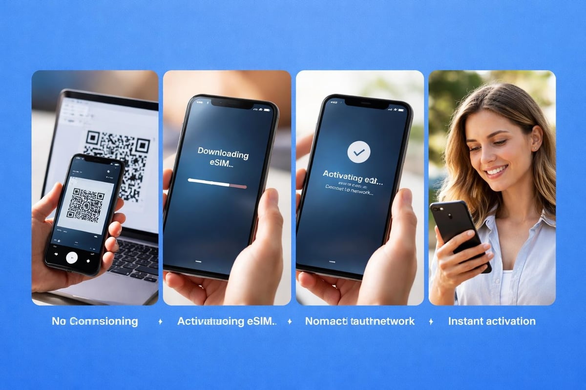ESIM digital activation process