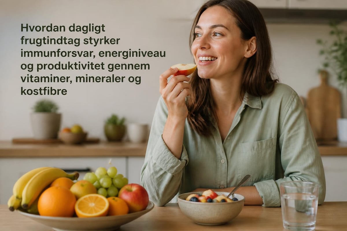 Frugtens næringsstoffer støtter medarbejdersundhed