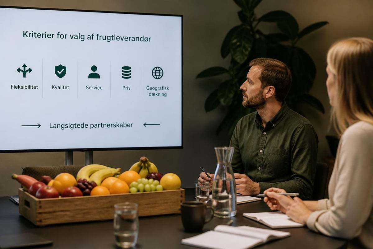 Leverandørvalg for frugtordning